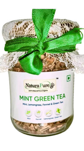 Natural Sugar Free Dried Mint Flavor Green Tea Brix (%): 5%