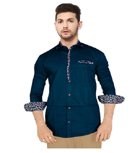 No Fade Full Sleeve Cotton Casual Shirt For Men Age Group: Adult