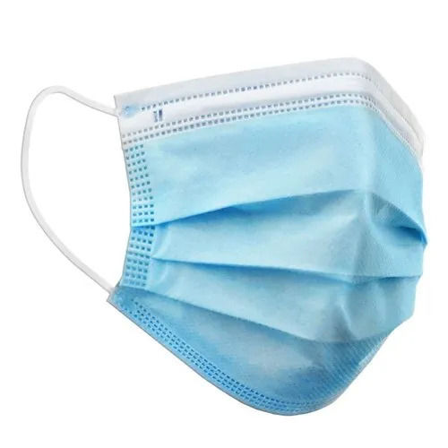 Protection From Virus And Dust Non Woven Disposable 3 Ply Face Mask