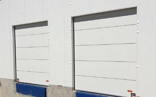 White Pvc Plastic Sectional Overheads Door For Commercial