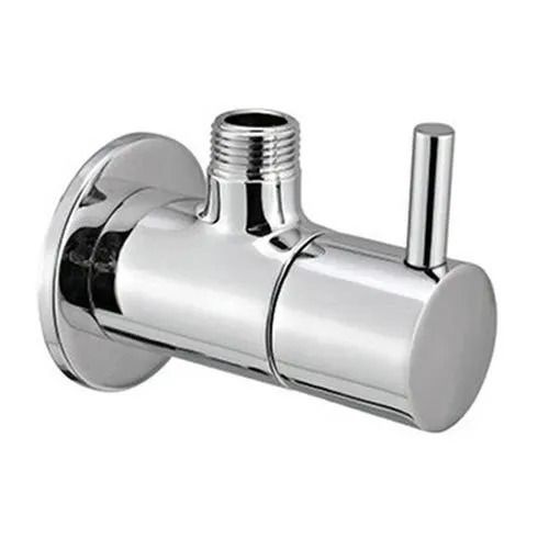 Sliver Wall Mounted Glossy Finish Stainless Steel Angle Cock For Bathroom