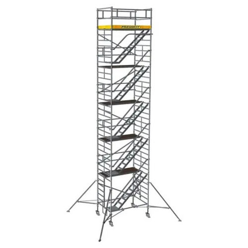 38 Mm Thick Polished Finished Four Wheel Aluminum Mobile Scaffold Tower Diameter: 00 Inch (In)