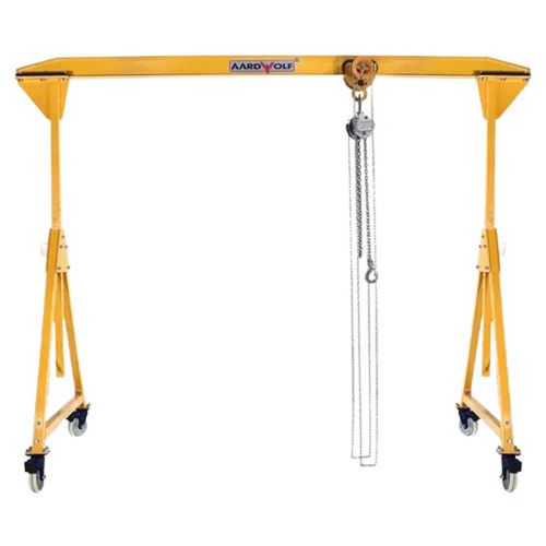 5 Ton Capacity Corrosion Resistance Paint Coated Mild Steel Manual Portable Gantry Crane Application: Industrial