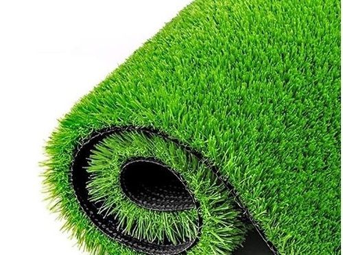 6.5 Feet Long Lightweight Rectangular Beaded Plastic Decorative Artificial Grass
