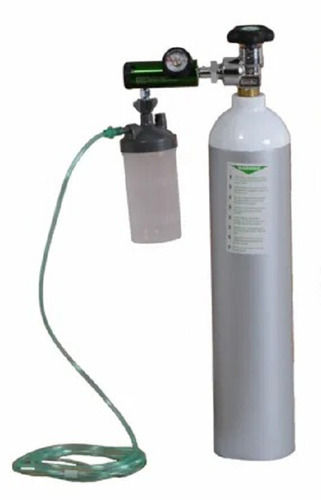 80 Liter 8 Kilogram 20 Bar Mild Steel Body Portable Oxygen Cylinder  Humidity: 0%