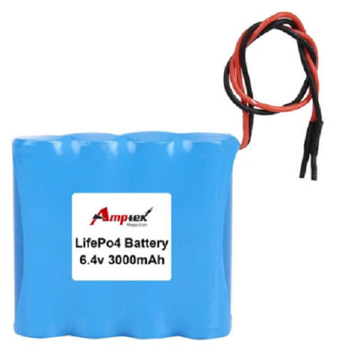 Sky Blue 80 X20X 70 Mm Size 3Ah Nominal Capacity Rectangular Primary Batteries 