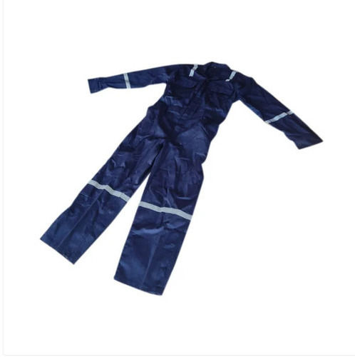 Navy Blue Comfortable To Wear Polyester Cotton Safety Boiler Suit For Men