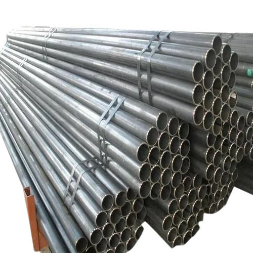 Grey High Strength Astm Galvanized Surface Round Mild Steel Pipes