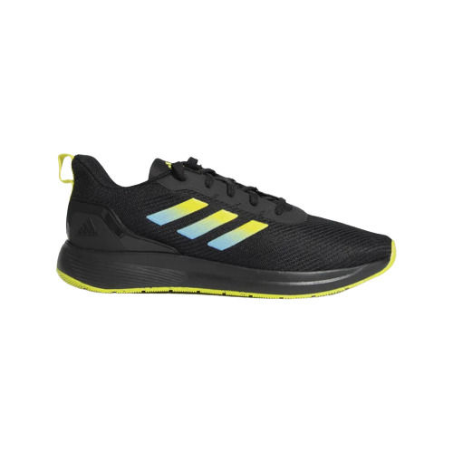 Black Light Weight Comfortable Pu Sole Mesh Fabric Sports Shoes For Mens