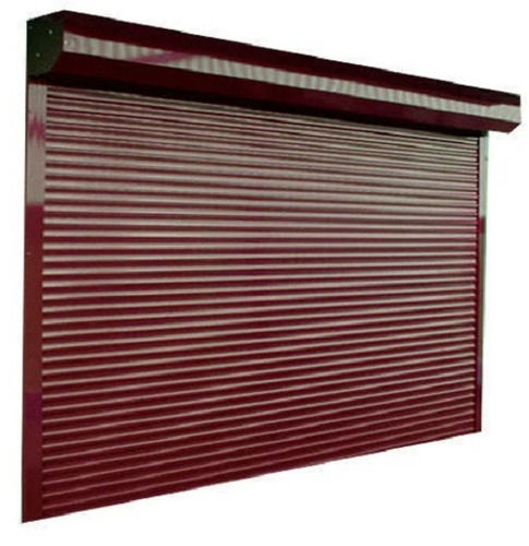 Brown Manually Operated Horizontal Aluminium Gear Rolling Shutter For Exterior