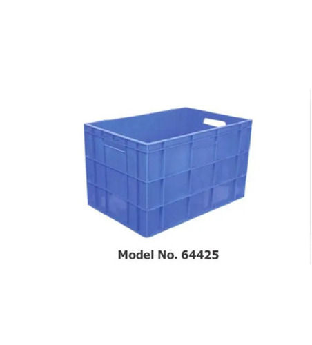 Blue Premium Quality Lightweight Four-Way Entry Plastic Crates