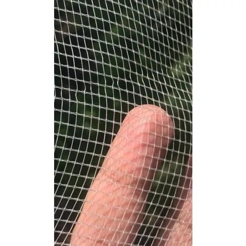 Green Square Hole Shape Lightweight Metal Anti Hail Net For Construction And Agriculture