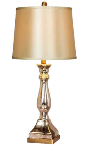 Golden 220 Volt 60 Watt Acrylic Gloss Finished Electric Table Lamp