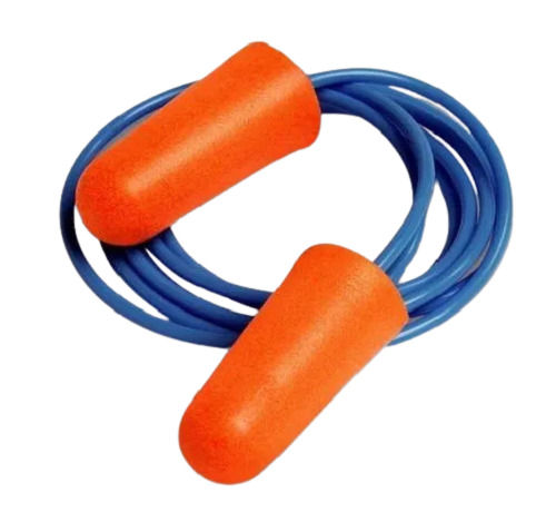 Orange 45 Centimeter Long Lightweight High Tensile Rubber 3M Ear Plugs