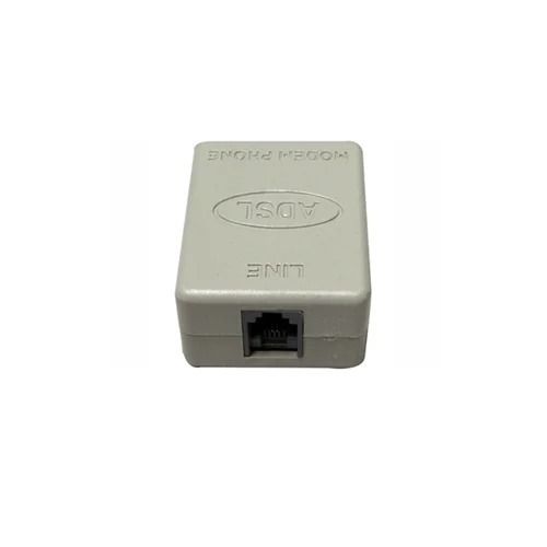 55 X40 X24 Mm 30 Gram Connection With Internet And Phone Adsl Splitter Coverage Area: 000 Square Centimeter (Cm2)