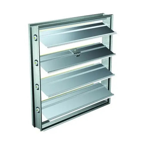 72x48x72 Inch Rust Proof Rectangular Stainless Steel Industrial Air Damper