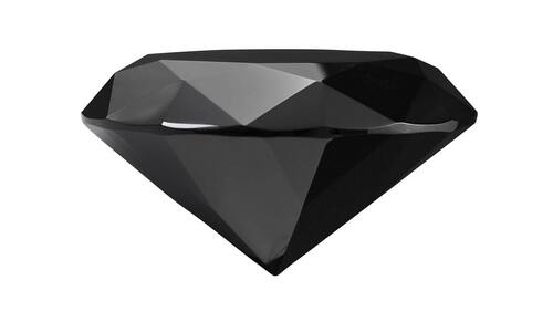 Black Crystal Diamonds For Making Necklace And Ring Use Application: Hardware Parts