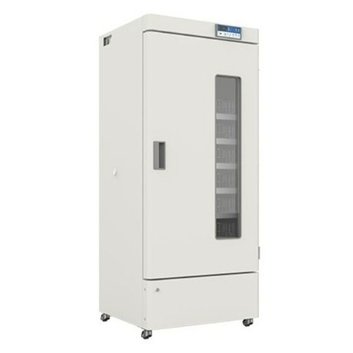 White Electrical Automatic Defrost Stainless Steel Blood Storage Refrigerator