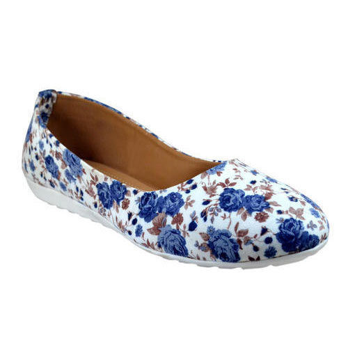 Ladies Printed Cotton Belly Shoes For Casual Wear Application: Hardware Parts