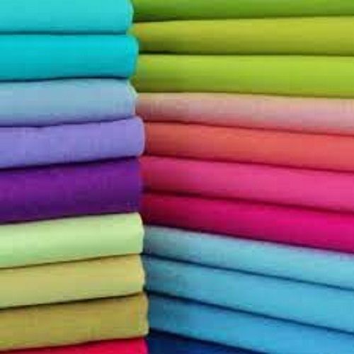 Normal Shine Skin Friendly Plain Soft Cotton Fabrics For Making Garments