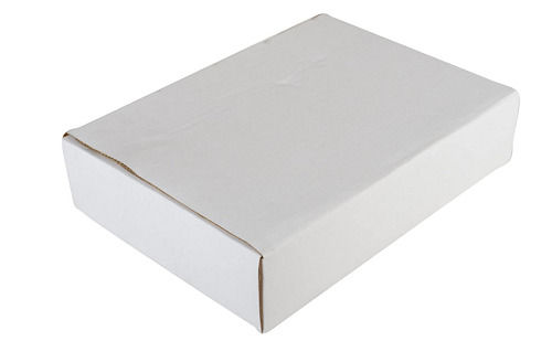 White Rectangular And Glossy Finish Lamination Packing Box