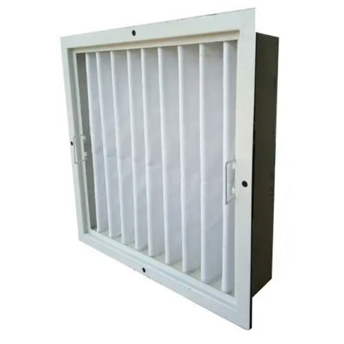 White Rust Proof Square Polished Finished Industrial Aluminum Hepa Air Fine Filter