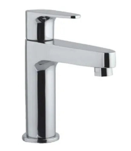 Silver 15 X 10 X 5 Cm Round Glossy Finish Wall Mounted Stainless Steel Water Tap