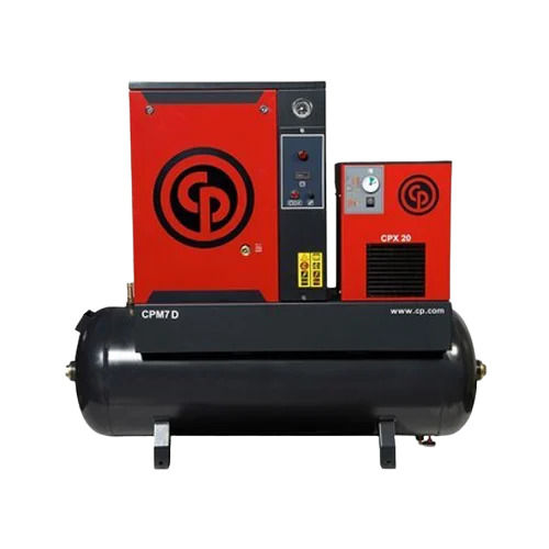 Red And Black 182 Kilograms 220 Volt 1495 X 550 X 1285 Mm Oil Free Screw Compressor For Industrial 