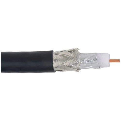 2.5 MM Heat Proof Copper And Polyvinyl Chloride CATV Coaxial Cable