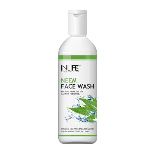 200 Ml Safe To Use Herbal Neem Face Wash Gel For Oily Skin