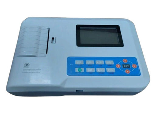 40 Watt 220 Voltage Touch Screen Digital Display Automatic 3 Channel Ecg Machine