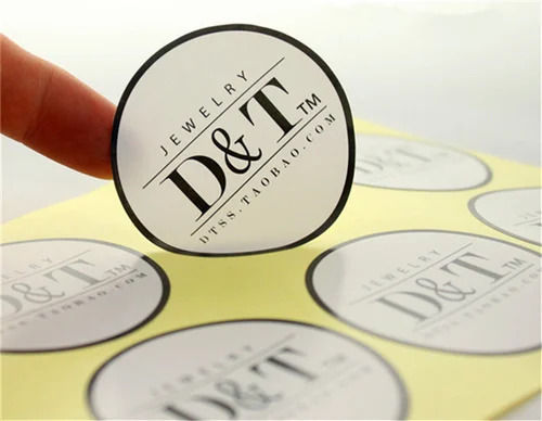 Available In Various Color Round Shape Adhesive Pvc Label Sticker