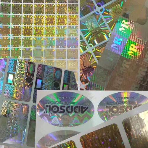 Available In Various Shape Dot Matrix Hologram Label Sticker Hardness: Soft