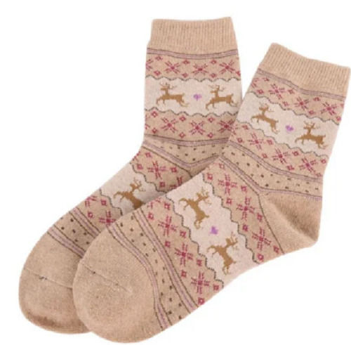 Cotton Printed Ankle Length High Elasticity Ladies Socks Age Group: 15 Above