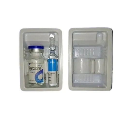 Hard Rectangular Shape Pvc Plastic Pharmaceutical Ampoule Tray