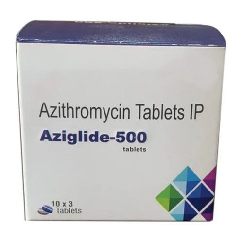 Medicinal Grade Antibiotic Azithromycin Aziglide 500 Tablets