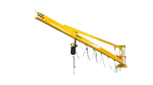 Yellow New Condition Manual Control Jib Crane For Industrial Use