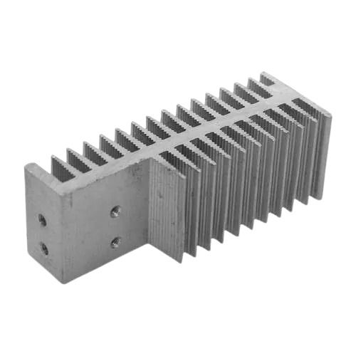 Rectangular Shape Matte Finish Industrial Aluminum Heat Sink