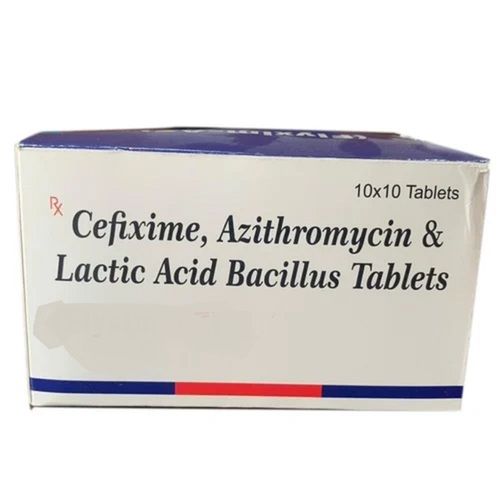 Solid Form Medicine Grade Cefixime Azithromycin Lactic Acid Bacillus Tablets Cas No: 113-98-4