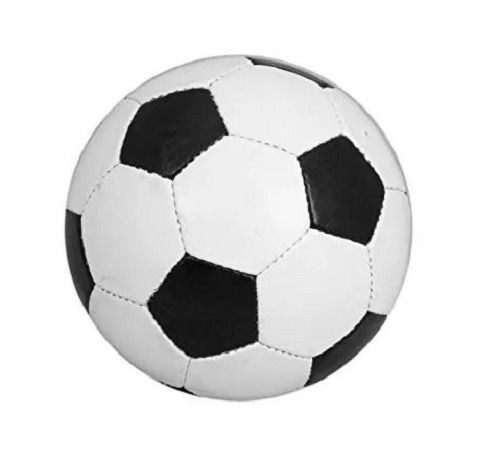 White And Black Color Rubber Football Circumference: 27 Inch