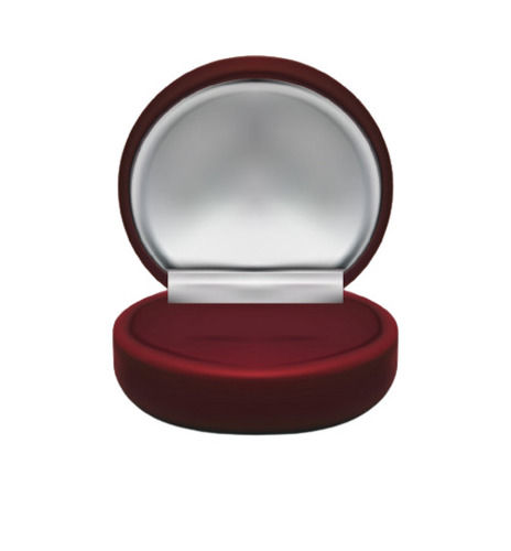 2 MM Thick Light Weight Foldable Round Velvet Finished Finger Ring Jewelry Box