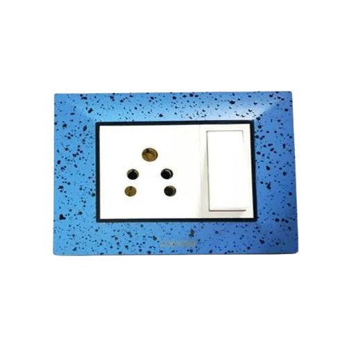 Blue And White 5X4 Inch 100 Gram 240 Volt 110 Watt Ip65 Plastic Modular Switches 