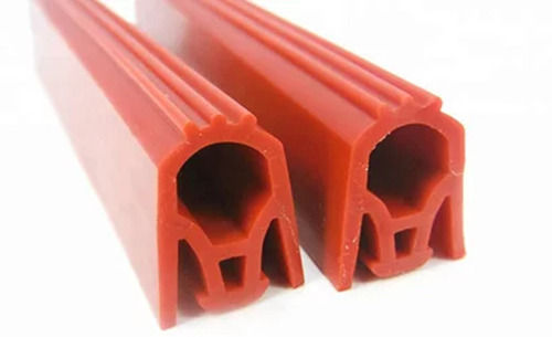 Orange Abrasion And Pressure Resistant Rubber Door Gaskets For Sealing Doors 