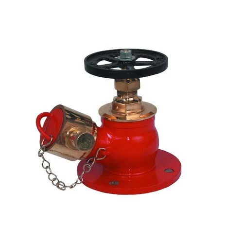 Red Ductile Malleable Lightweight Low Maintenance Fire Hydrant Valve 