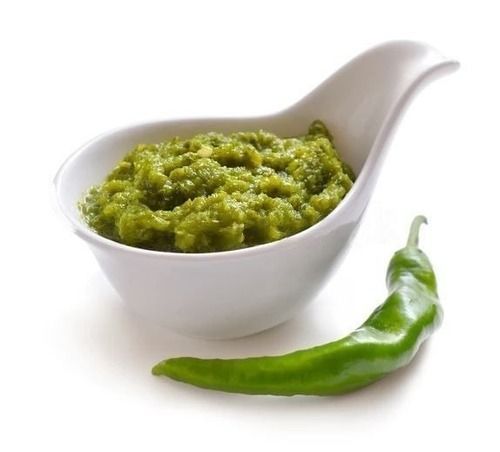 Hot and Spicy Green Chilli Paste