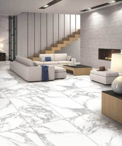 Heat Resistant And Anti Slip White Tiles For Floor Use