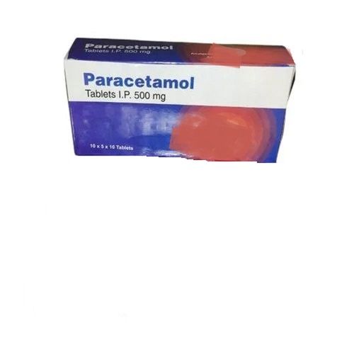 White Medicine Raw Material Solid Paracetamol Tablets Ip 500Mg For Adults