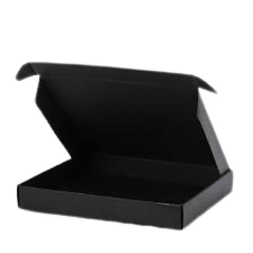 Black Rectangular Glossy Laminating Surface Corrugated Packaging Box 