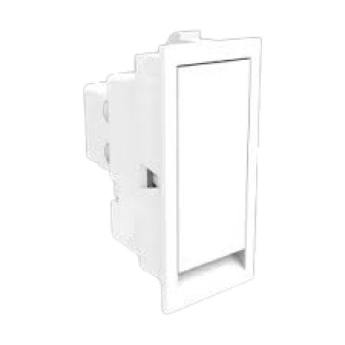Modular Polycarbonate Switch - 8 Inch, White Color, 10a Current, Ip55 Protection | Shock & Fire Resistant, Easy To Install, Versatile For Commercial And Residential Use