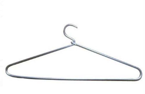 Silver 14 Inches Anti Corrosive Long Stainless Steel Garment Hanger For Garment Industry